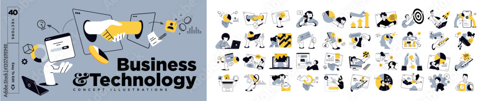 custom made wallpaper toronto digitalBusiness and technology illustrations. Concepts of web design and development, startup and online business, seo, app development, e-commerce, strategy and planning, communication.