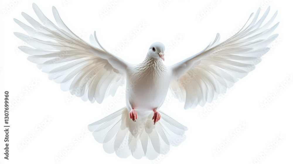 Fototapeta premium White Dove isolated