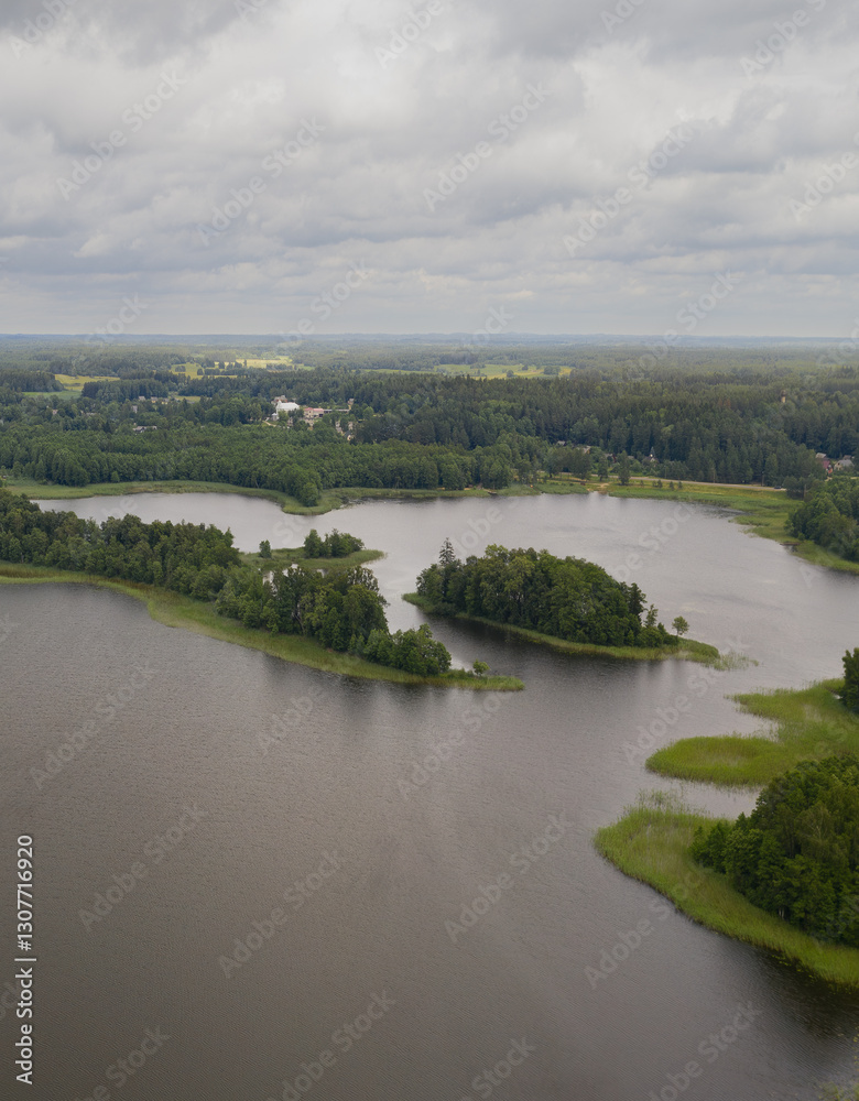 By Lake Ežezers. Latvia, in the countryside of Latgale. By Lake Ežezers. Latvia, in the countryside of Latgale.