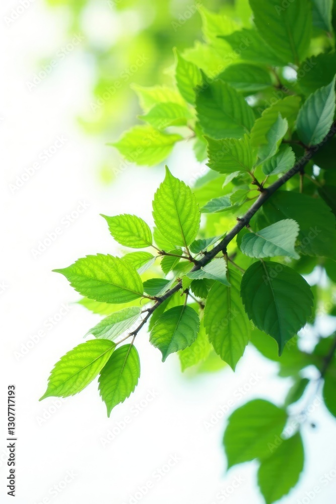 Tree's leaves rustling softly against the white background, showcasing the texture of foliage, soft, rustle, solo Tree's leaves rustling softly against the white background, showcasing the texture of foliage, soft, rustle, solo