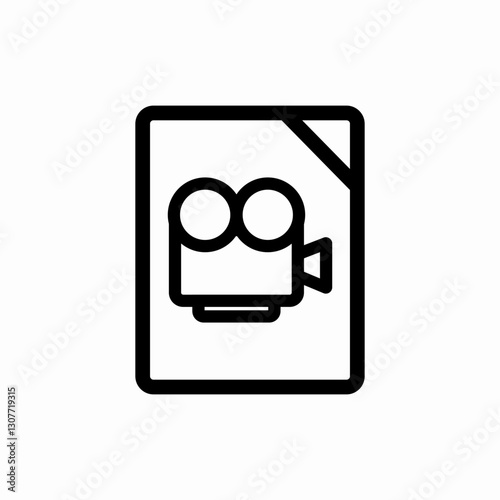 Image file preview icon vector sign