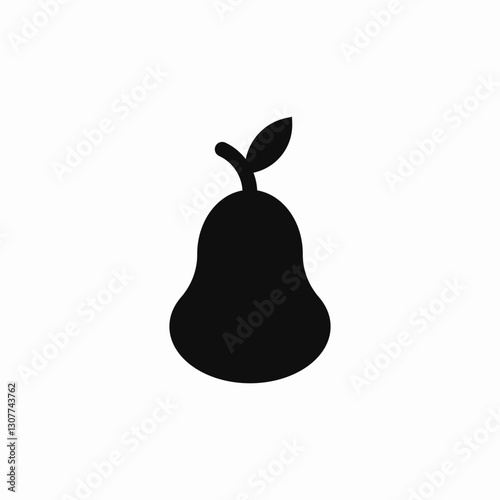 pear meal icon sign vector