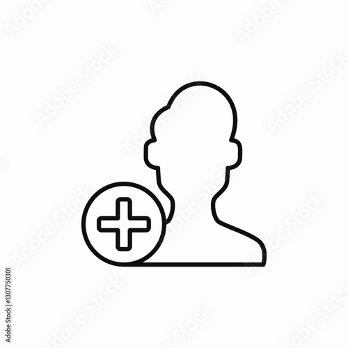 contact create icon sign vector