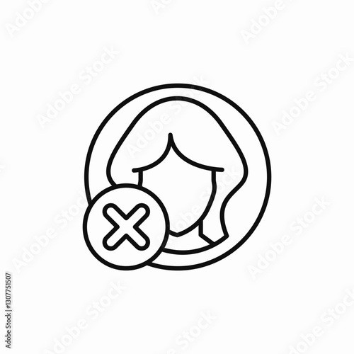 friends remove icon sign vector