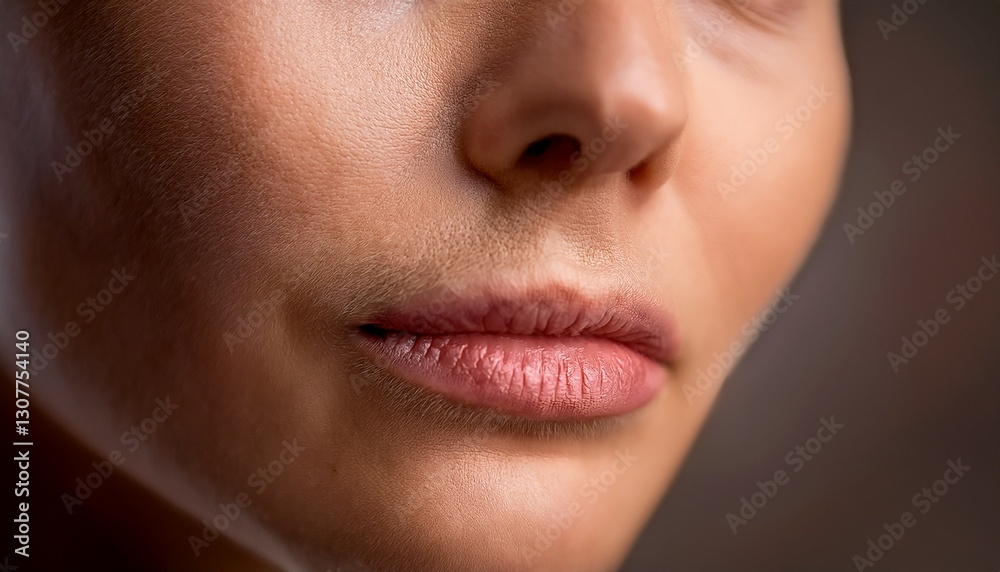 Obraz premium Mujer madura de rsotro neuttro con un fondo colorido