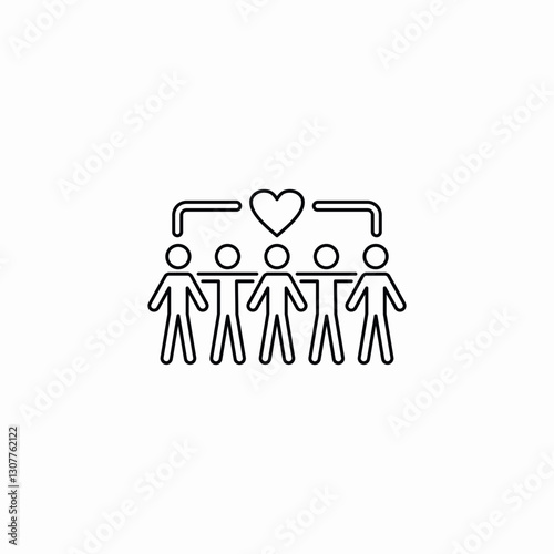 association advocates icon sign vector
