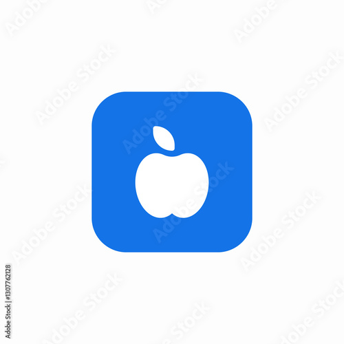 apple food icon sign vector