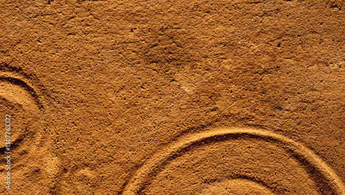 Texture of brown paint in different shades of colour