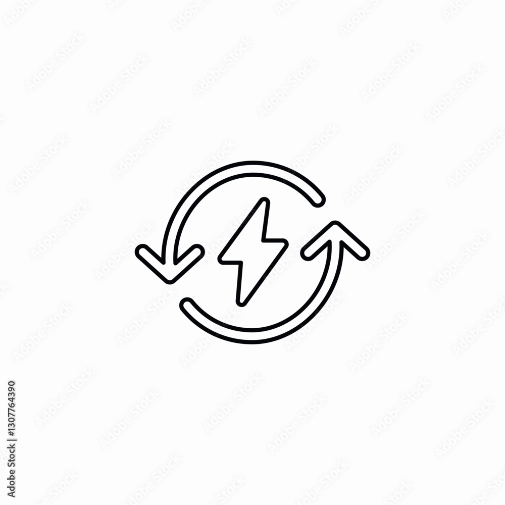 energy usage icon sign vector energy usage icon sign vector