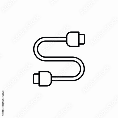 wire connect icon sign vector