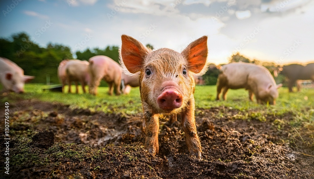 pigs in a field pigs in a field