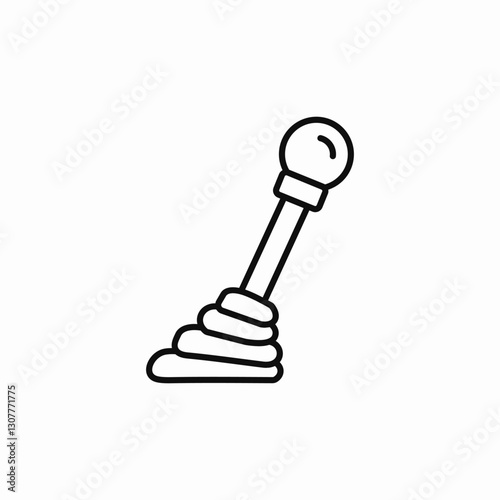 car gearshift icon sign vector