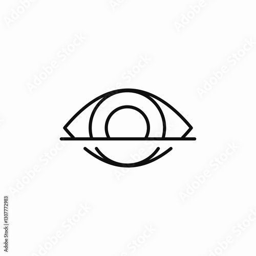 eye view icon sign vector