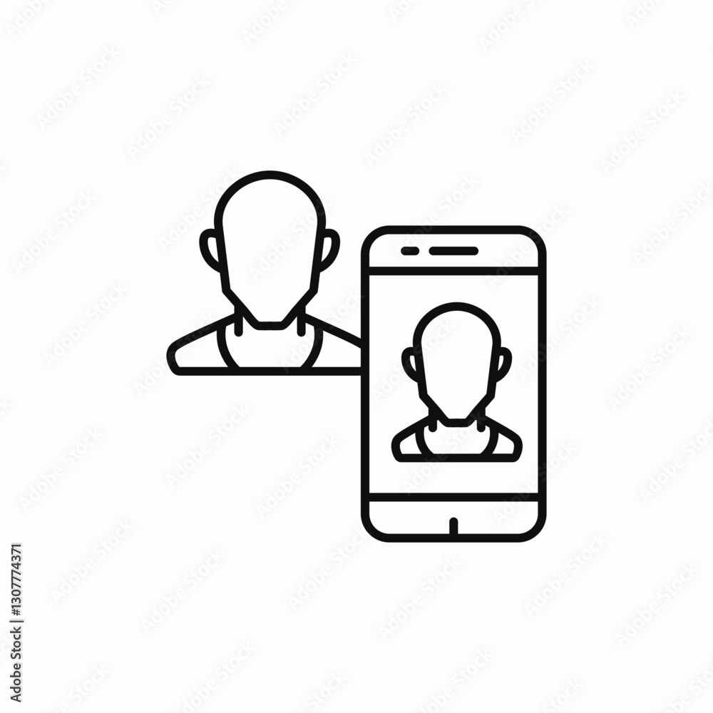 mobile capture icon sign vector mobile capture icon sign vector