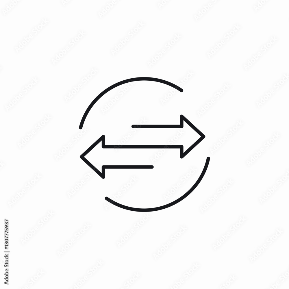 transfer services icon sign vector