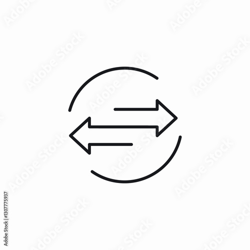 transfer services icon sign vector