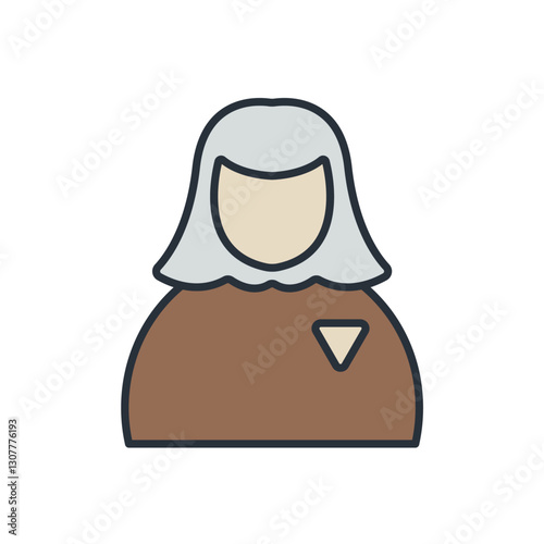 reception icons isolated on White Background. Flat style design