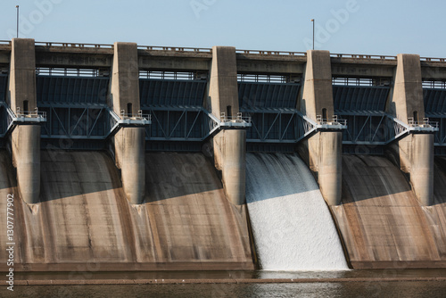 A hydroelectric dam in Oklahoma.