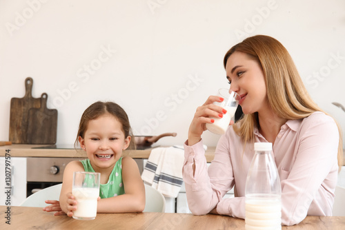 Little girl with her mother...
