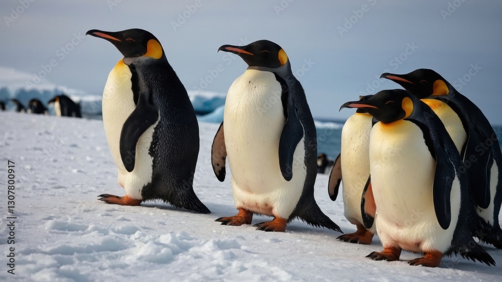 Fototapeta premium Waddling Wonder