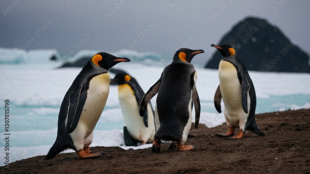 Fototapeta premium Crystal Penguin