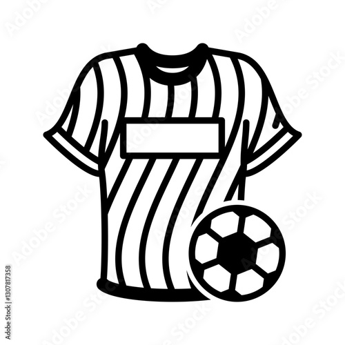 A black and white Uniform icon