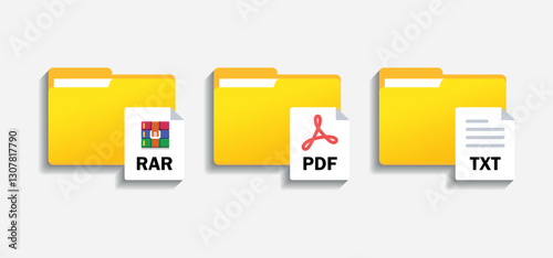 Folders Icons WIN11 1x3_2.eps