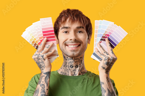 Handsome young man with dif...