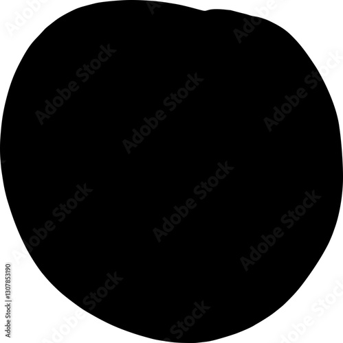Nectarine silhouette