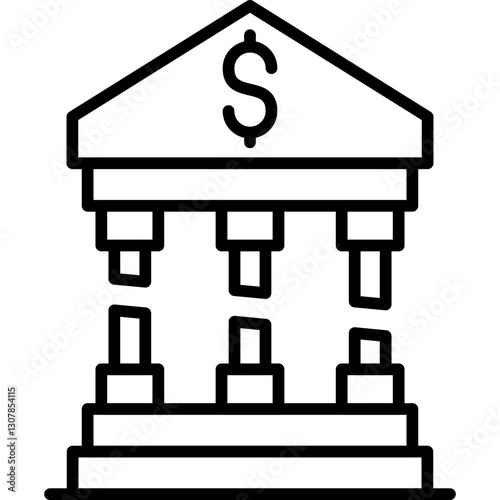 Bankruptcy Icon Vector Element
