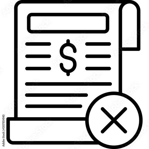 Denied Icon Vector Element