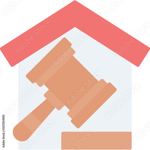 Auction Icon Vector Element