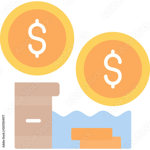 Underwater Icon Vector Element