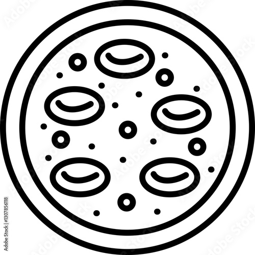 Red Blood Cells Icon Vector Element