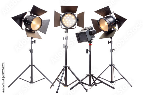 studio shot of a photo camera