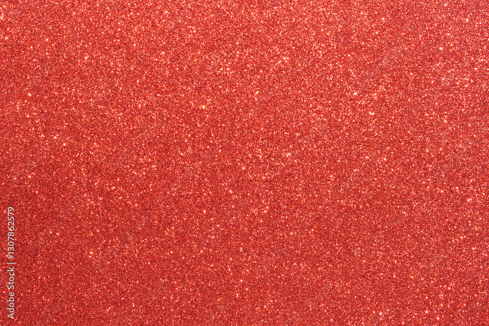 Fototapeta premium A red background with a lot of red glitter