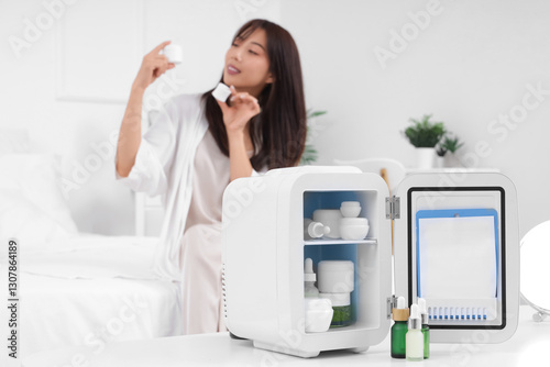 Small cosmetic refrigerator...