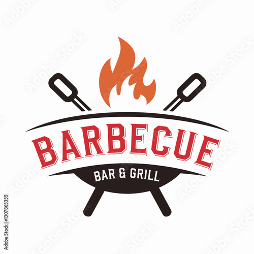 Vintage Barbecue Bar & Grill Logo