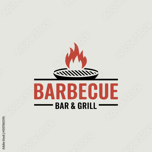 Vintage Barbecue Bar & Grill Logo
