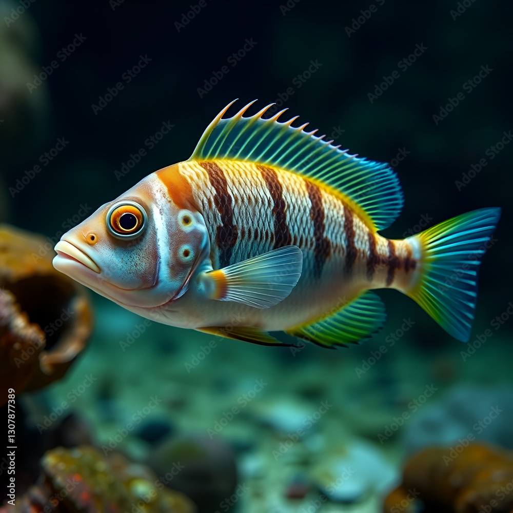 Fototapeta premium LAMPROLOGUS SIMILIS - fish