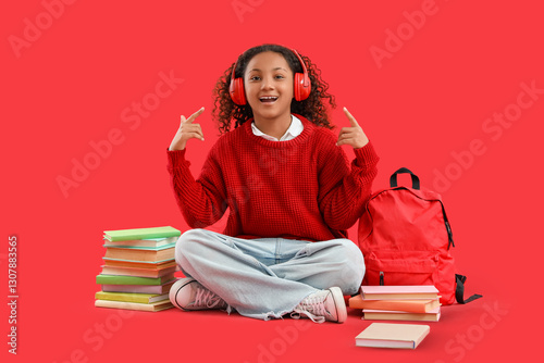 African-American teenage gi...