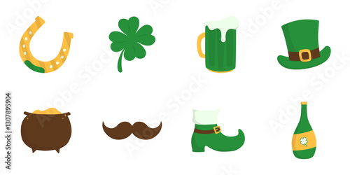 St. Patrick's Day Illustration Set