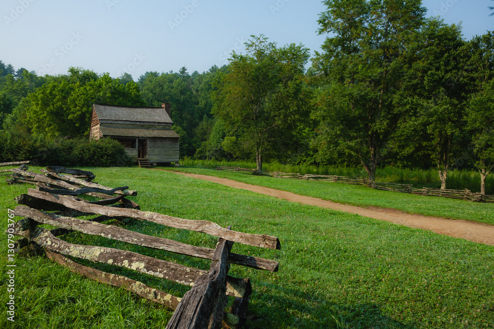 A historic homestead in the Smoky Mountains. A historic homestead in the Smoky Mountains.