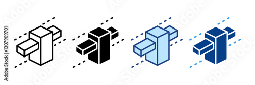 Structural Analysis  Icon Set Multiple Style Collection
