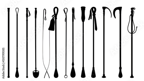 Riding crops svg, Riding crops silhouette, Horse riding crop silhouette, Horsewhip svg, Horse crops svg, Riding equestrian svg,  Riding crops vector set.