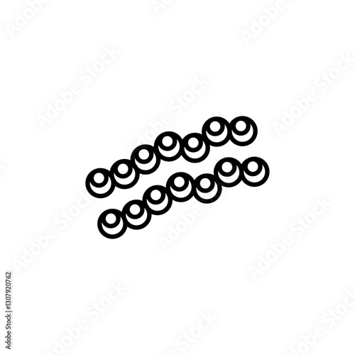 Streptococcus line icon