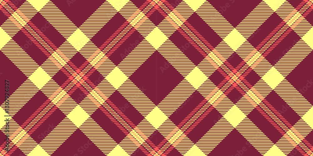 Vibrant diagonal plaid pattern in warm autumnal tones.  Perfect for textile design, fashion, fallthemed projects, or website backgrounds.