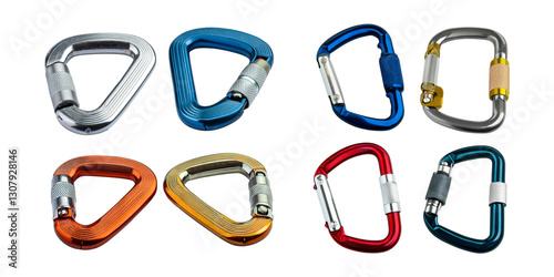 Colorful Carabiners for Outdoor Activities and Adventure Sports