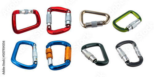 Colorful Carabiners for Outdoor Activities and Climbing Gear