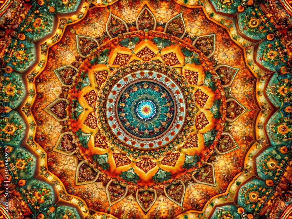 Abstract Mandala Boho Texture: Architectural Photography Design Abstract Mandala Boho Texture: Architectural Photography Design